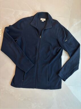 L.L. Bean Women’s Navy Full-Zip Fleece Jacket